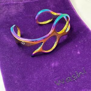 Washi multicolor scissor bracelet